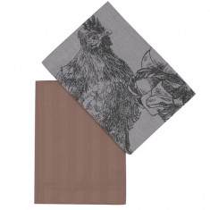 Set 2 Prosoape de Bucatarie Nelly Maro 50x70 cm (Bumbac 100%)