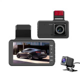 Camera Auto Dubla, TSS-V1, Full HD, Ecran LCD 4&quot;, 32GB, Double, Wide