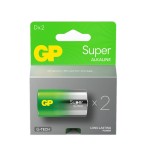 Set 2 Baterii alcaline GP LR20/D 1.5V performanta ridicata