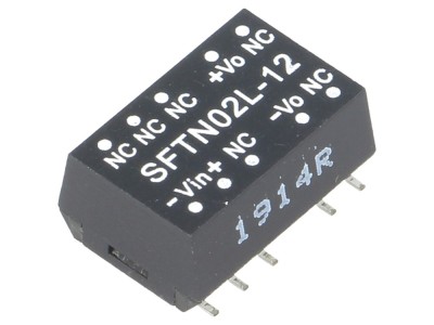 Convertor DC/DC 2W 5V la 12V foto