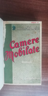 myh 50f - Damian Stanoiu - Camere mobilate - editie interbelica foto