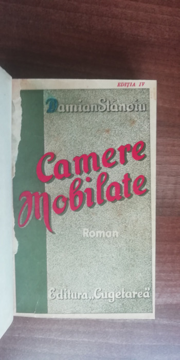 myh 50f - Damian Stanoiu - Camere mobilate - editie interbelica