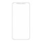Folie de sticla 5D Apple iPhone XS MAX, MyStyle margini colorate Alb
