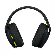 Casti gaming wireless Logitech G435 Lightspeed, Black/Neon Yellow