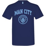 Manchester City tricou de bărbați Crest navy - L