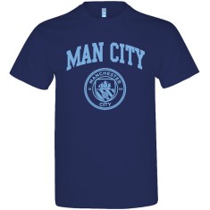 Manchester City tricou de barba?i Crest navy - L foto
