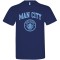 Manchester City tricou de barba?i Crest navy - L