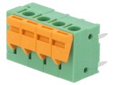 Regletă de Conexiuni PCB 90&deg; 5,08mm 4 Piste 15A