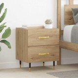 vidaXL Dulap de noapte cu sertar stejar artizanal 40 x 35 x 47.5 cm