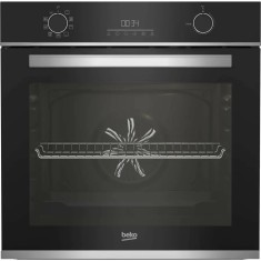 Cuptor incorporabil Beko BBIE13301XMP, Electric, 71 l, Autocuratare pirolitica, Grill, Timer, AEROperfect, RecycledNet, Clasa A, Negru