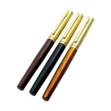 Stilou CNX Lux Dikawen 8039, alimentare pompita, corp metalic diverse culori marmorat, capac auriu