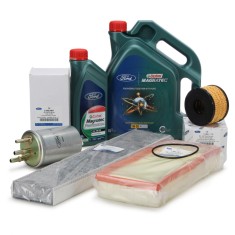 Pachet Revizie Ulei Motor Castrol Magnatec Ford 5W-30 A5 5L 15D5E8 + 1L 15D5E6 + Filtru Aer + Polen Carbon Activ + Ulei + Combustibil Oe Ford Mondeo 3 foto