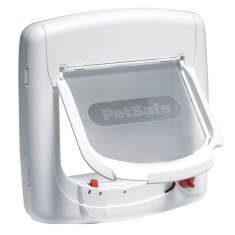 PetSafe Clapeta magnetica cu 4 cai pentru pisici Deluxe 400 alb 5005 foto