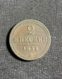 Moneda 2 kreuzer 1851 B Austria, Europa