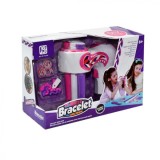 Set de impletit parul cu accesorii, 6+ ani, Alb/Roz