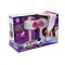 Set de impletit parul cu accesorii, 6+ ani, Alb/Roz