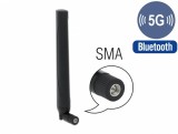 Antena 5G LTE SMA plug -0.5 - 2.3 dBi omnidirectional, Delock 12633