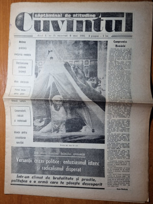 ziarul cuvantul 9 mai 1990 foto