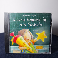 CD Audiobook - Laura kommt in die schule - Klaus Baumgart, limba germana, 2013
