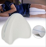 Cumpara ieftin Perna Ortopedica Genunchi Leg Pillow cu Spuma Memorie, Anti Dureri Spate, Sciatice, Lombare. Husa Lavabila, Design Ergonomic