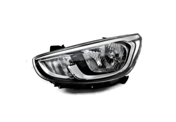 Far HYUNDAI ACCENT (RB), 10.2014-, partea stanga, TYC, H4+W5W; electrical; cu motor; halogen,