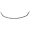 Ornament grila radiator Opel Signum, 09.2005-08.2008, Opel Vectra C, 09.2005-09.2008, Cromat, Partea Inferioara, 1400350