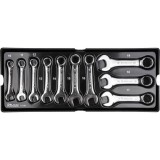 Cumpara ieftin Set chei combinate scurte, sertar TIP A (385x150 mm) pentru dulap mobil, 10-19 mm, 10 buc, RICHMANN EXCLUSIVE