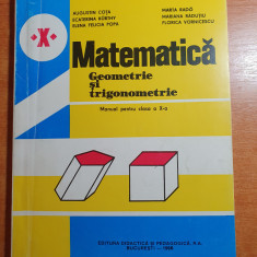 manual de matematica,geometrie si trigonometrie pt clasa a 10 a din anul 1996