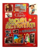 Disney Clasic. Jocuri și activități cu autocolante - Hardcover - Disney - Litera mică