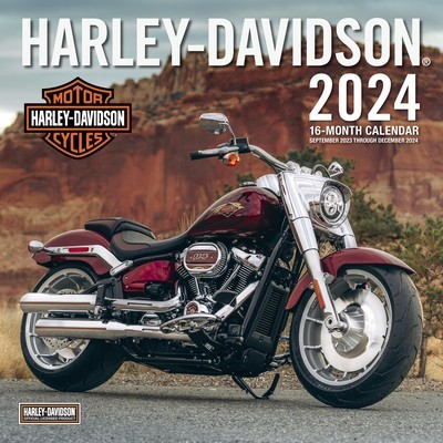 Harley-Davidson 2024: 16-Month 12x12 Wall Calendar - September 2023 Through December 2024 foto
