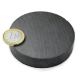 Magnet ferita disc &Oslash;70&amp;#215;15 mm, putere 8,4 kg, Y35