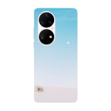 Husa compatibila cu Huawei Nova Y70 model Dessert Moon, Silicon, TPU, Viceversa, Transparent, Carcasa