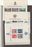 1940 LP 134 CENTENARUL NASTERII REGELUI CAROL I BLOCURI NEDANTELATE NESTAMPILATE