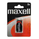 Baterie tip 9V E &bull; 6F22 Zn &bull; 9V, Maxell