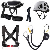 Set Via Ferrata Singing Rock EXP II (XS/M): Ham Top Rental, Casca Hex M, Lonja Phario Palm - Alpinism, Siguranta CE UIAA
