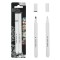 Set Markere Desen Acrilice, Alb și Negru, V&acirc;rf 3.5 mm, 2 Bucăți