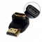 Adaptor Vakoss TC-H113K HDMI Female la HDMI Male angular Black