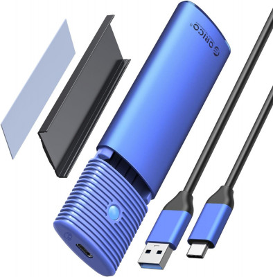 Adaptor pentru carcasă SSD ORICO M.2 NVMe &amp;amp; SATA fără instrumente, USB C 3.2 Gen foto