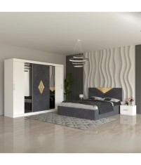 Dormitor Imperial Gri 180x200cm