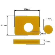 Filtru aer Briggs &amp; Stratton seria 500 OHV (799579)