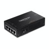Injector Gigabit 4 x PoE+&#039;putere 65W - TRENDnet TPE-147GI SafetyGuard Surveillance