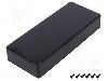 Carcasa ABS, 71mmx165mmx29mm, IP54, HAMMOND - 1591HBK