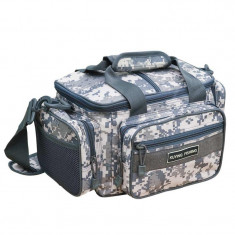 Geanta accesorii pescuit Baracuda B18-068, dimensiuni 40x22x20 cm, camuflaj digital foto