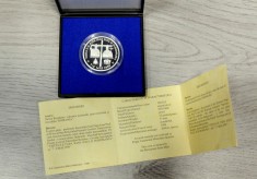 Monedă 100 lei Papa Ioan Paul II 1999, necirculată foto