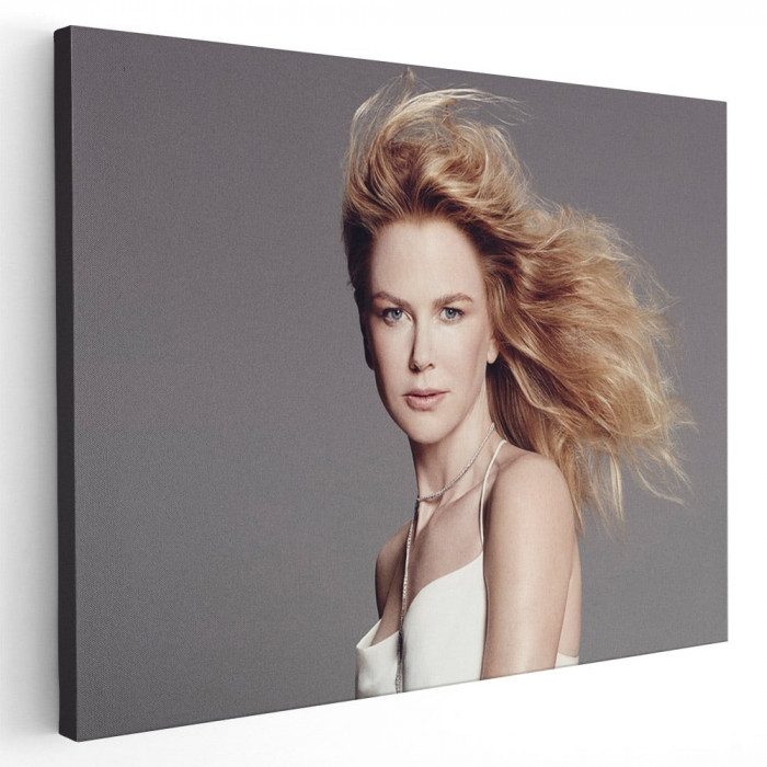 Tablou afis Nicole Kidman actrita 2423 Tablou canvas pe panza CU RAMA 30x40 cm