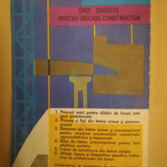 1979, Reclamă CONPREF Constanta 19 x 12,5 cm, prefabricate beton comunism