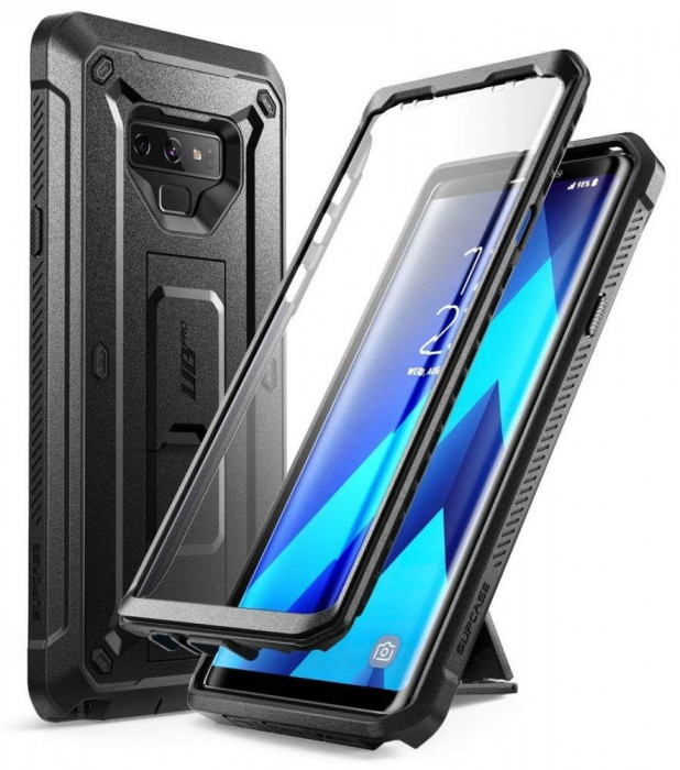 Husa pentru Samsung Galaxy Note 9, Supcase Unicorn Beetle Pro, Black