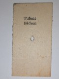 BILET VECHI / CFR /AUTOBUZ DGTA -TUFENI BADENI -1976