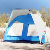 vidaXL Cort camping 4 persoane albastru azur impermeabil setare rapidă