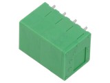 Regletă de conexiuni PCB 90&deg; 5mm 4 piste 20A